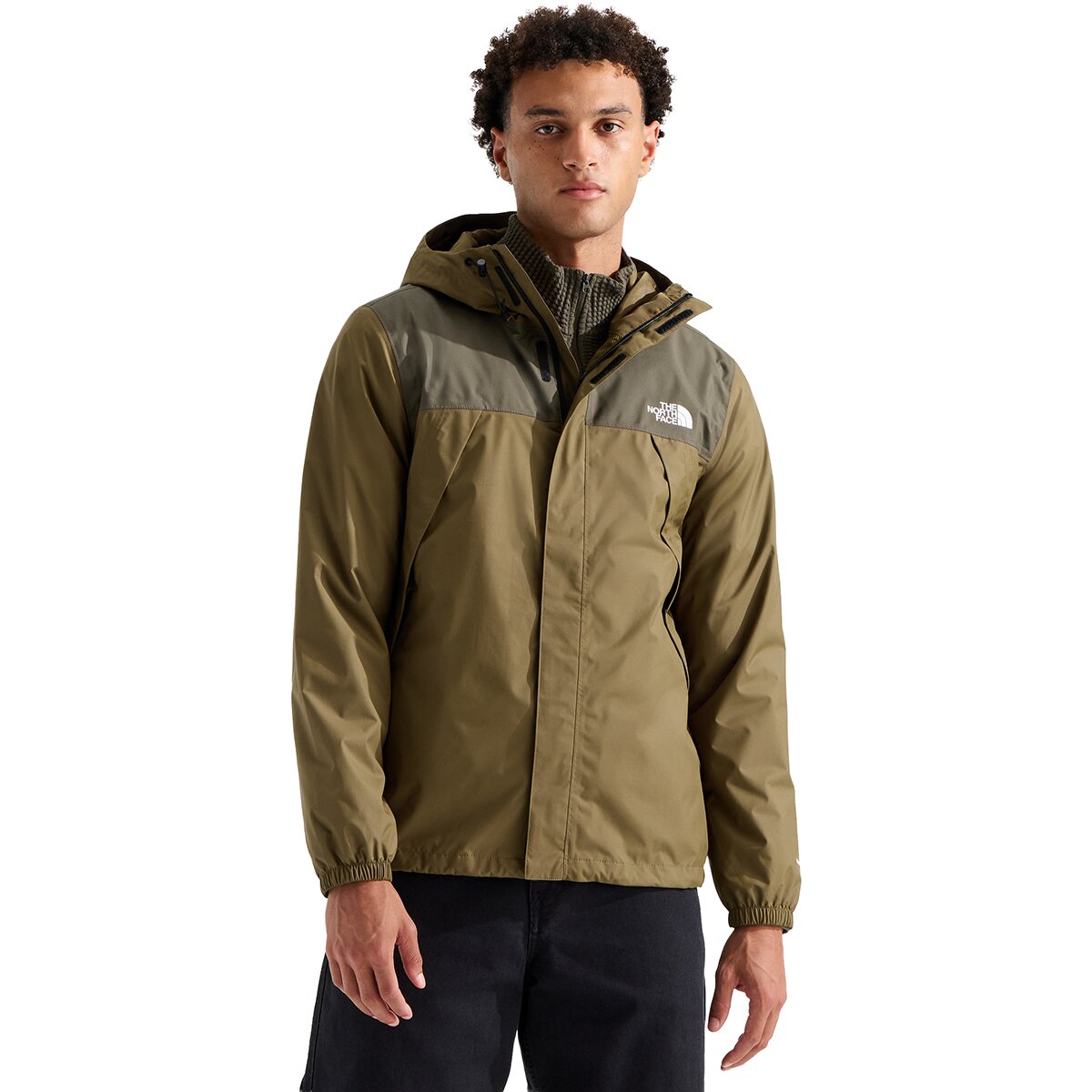 Image of The North Face Antora Jacket - Men's Caraway Seed/New Taupe Green, XL