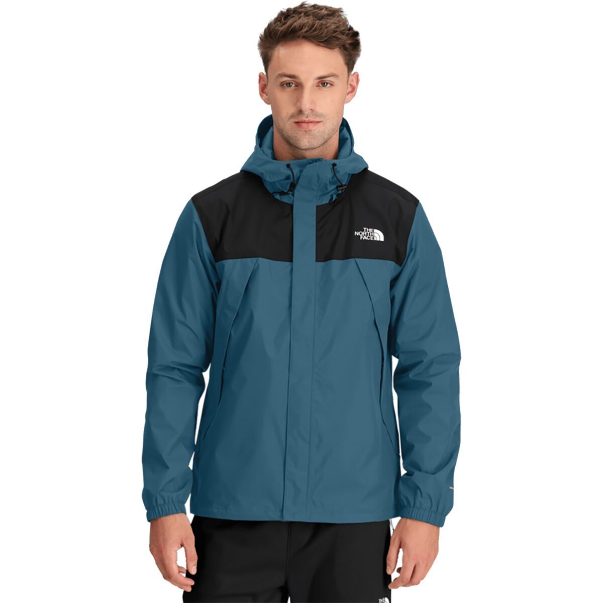 Image of The North Face Antora Jacket - Men's Dusk Blue/TNF Black, S