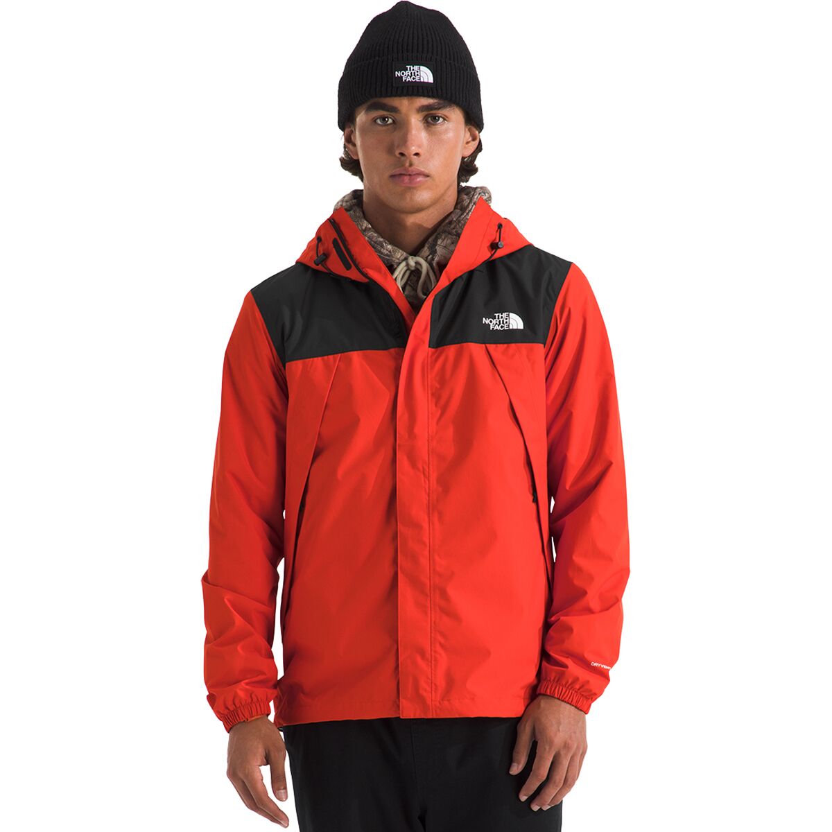 Image of The North Face Antora Jacket - Men's Lava Red/TNF Black, L