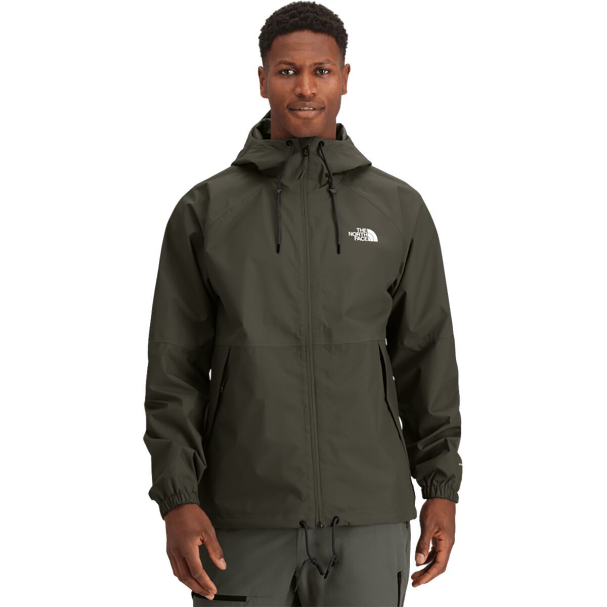 Image of The North Face Antora Rain Hooded Jacket - Men's New Taupe Green, S