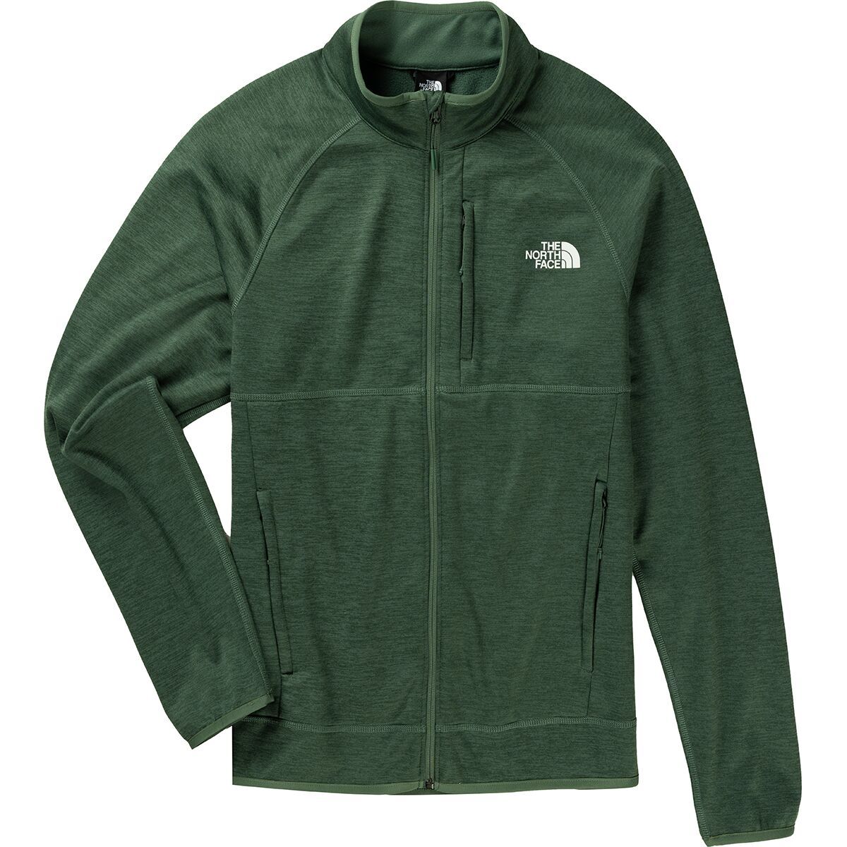 Image of The North Face Canyonlands Full-Zip Jacket - Men's Duck Green Heather, XL