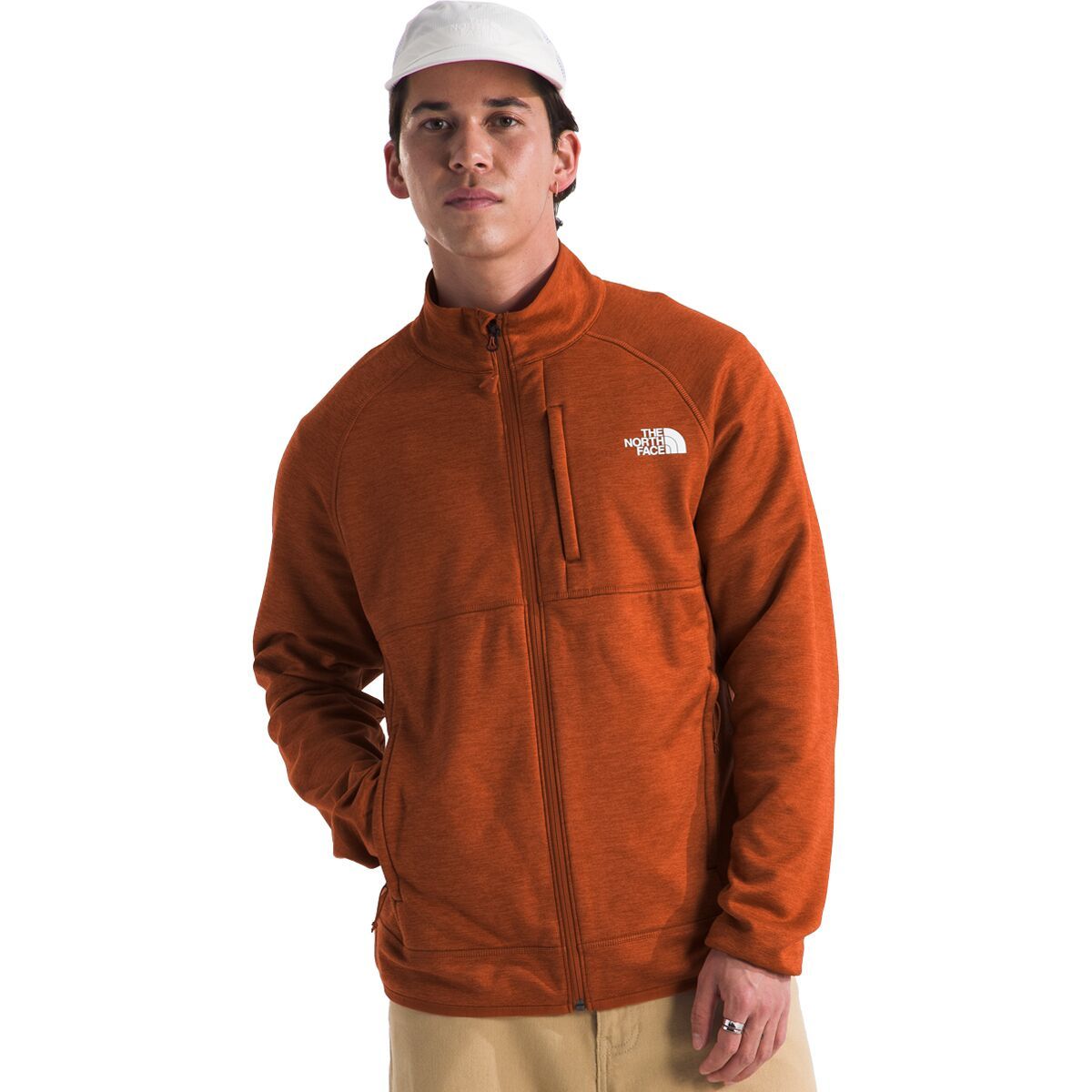 Image of The North Face Canyonlands Full-Zip Jacket - Men's Earthen Copper Heather, M