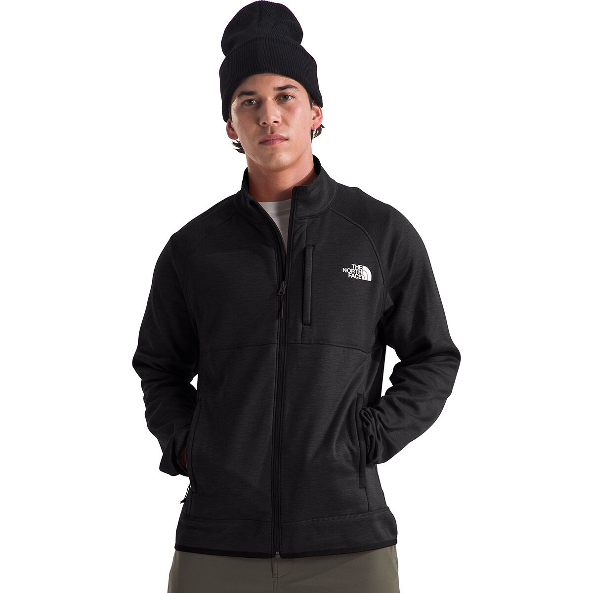 Image of The North Face Canyonlands Full-Zip Jacket - Men's TNF Black/NPF, L