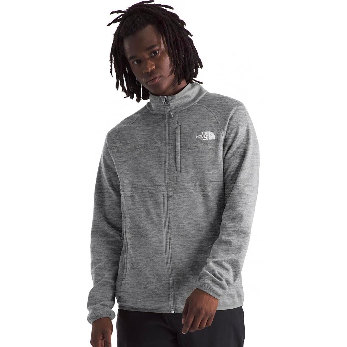Image of The North Face Canyonlands Full-Zip Jacket - Men's TNF Medium Grey Heather/NPF, L