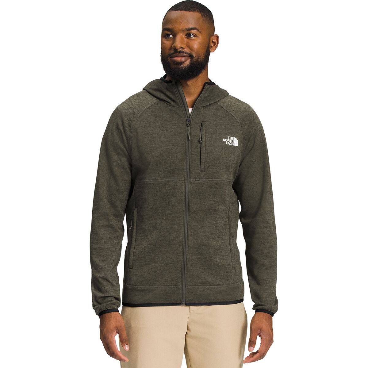 Canyonlands Hooded Fleece Jacket Men s New Taupe Green Heather