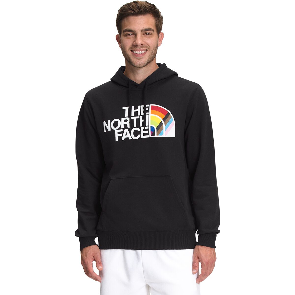 all white north face hoodie