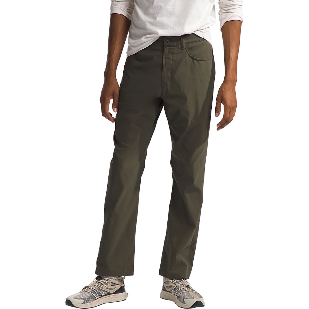 Image of The North Face Sprag 5-Pocket Pant - Men's New Taupe Green/NPF, 40/Reg