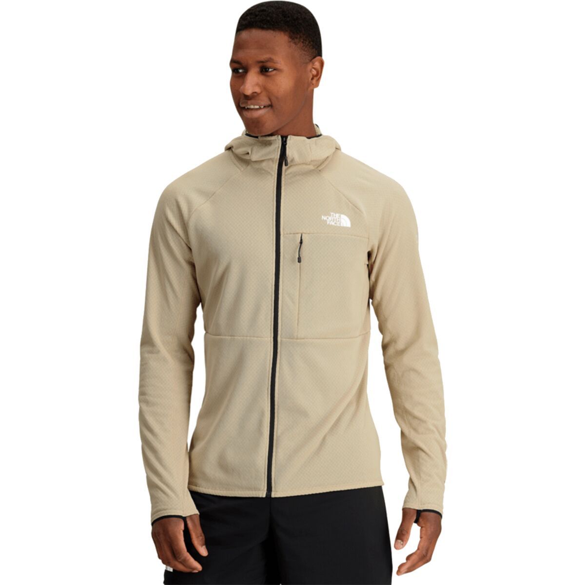 Image of The North Face Summit FUTUREFLEECE Full-Zip Hooded Jacket - Men's Gravel, XXL
