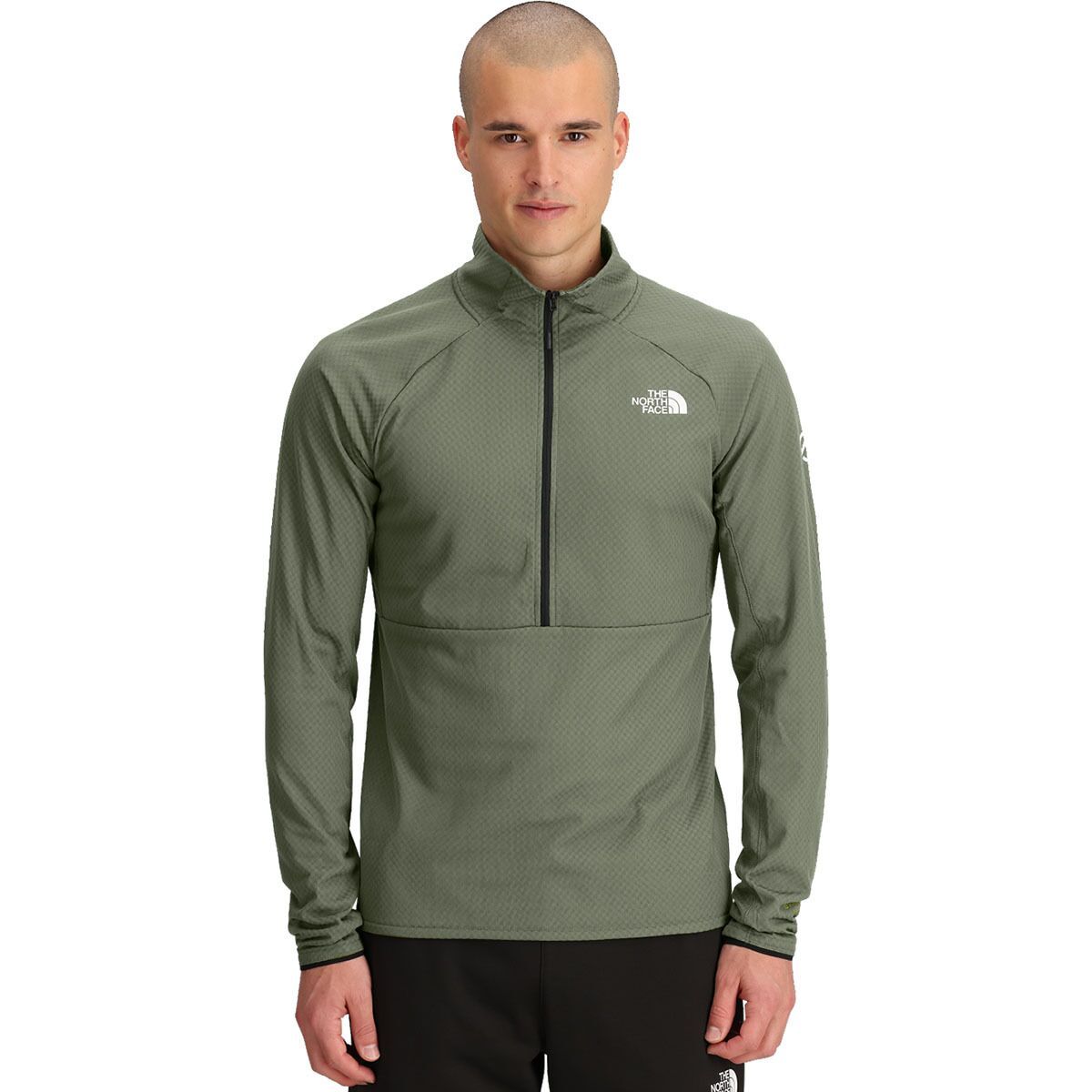 Image of The North Face Summit FUTUREFLEECE LT 1/2-Zip Pullover - Men's Bark Mist, M