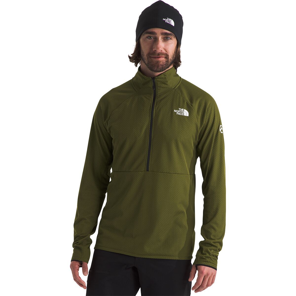 Image of The North Face Summit FUTUREFLEECE LT 1/2-Zip Pullover - Men's Forest Olive, XL