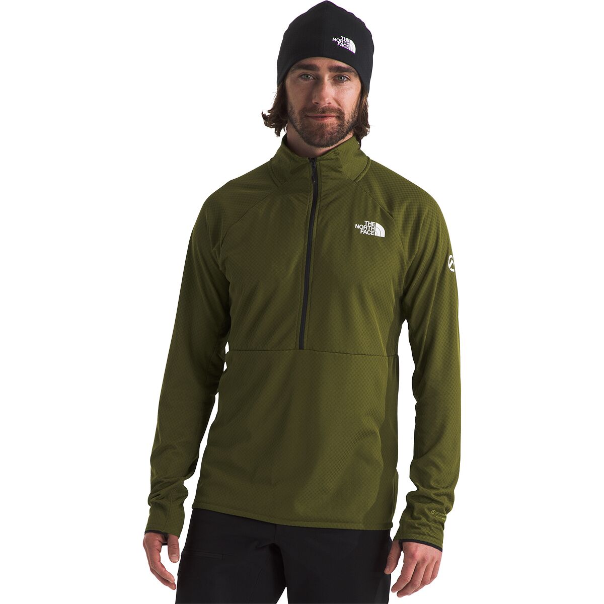 Image of The North Face Summit FUTUREFLEECE LT 1/2-Zip Pullover - Men's Forest Olive, XL