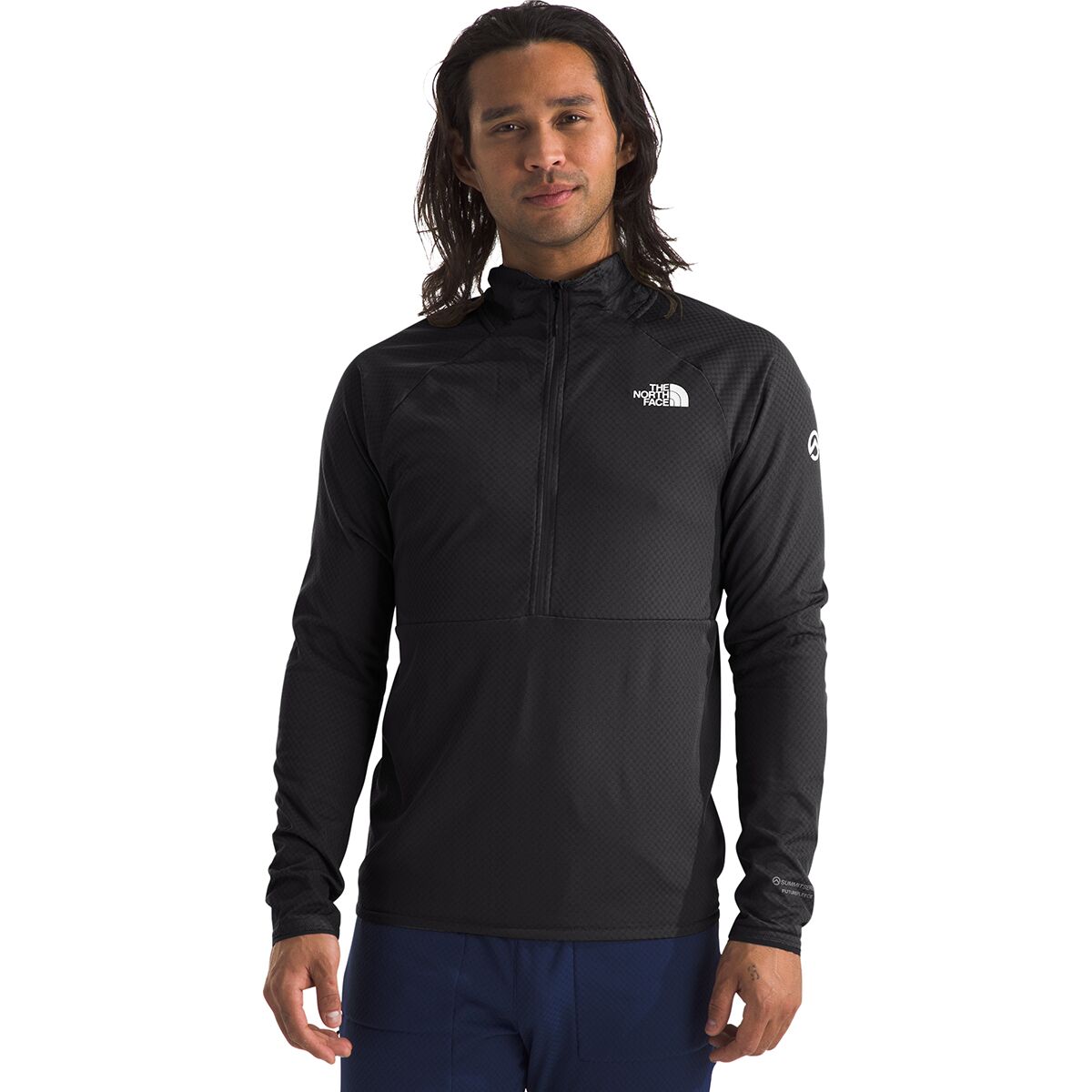 Image of The North Face Summit FUTUREFLEECE LT 1/2-Zip Pullover - Men's TNF Black/NPF, XL