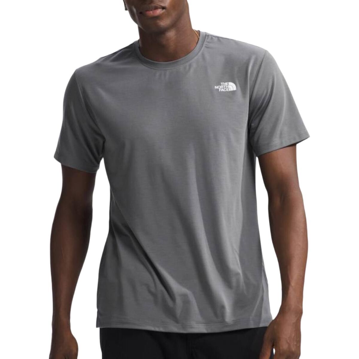 Image of The North Face Wander Short-Sleeve Shirt - Men's Smoked Pearl, XL