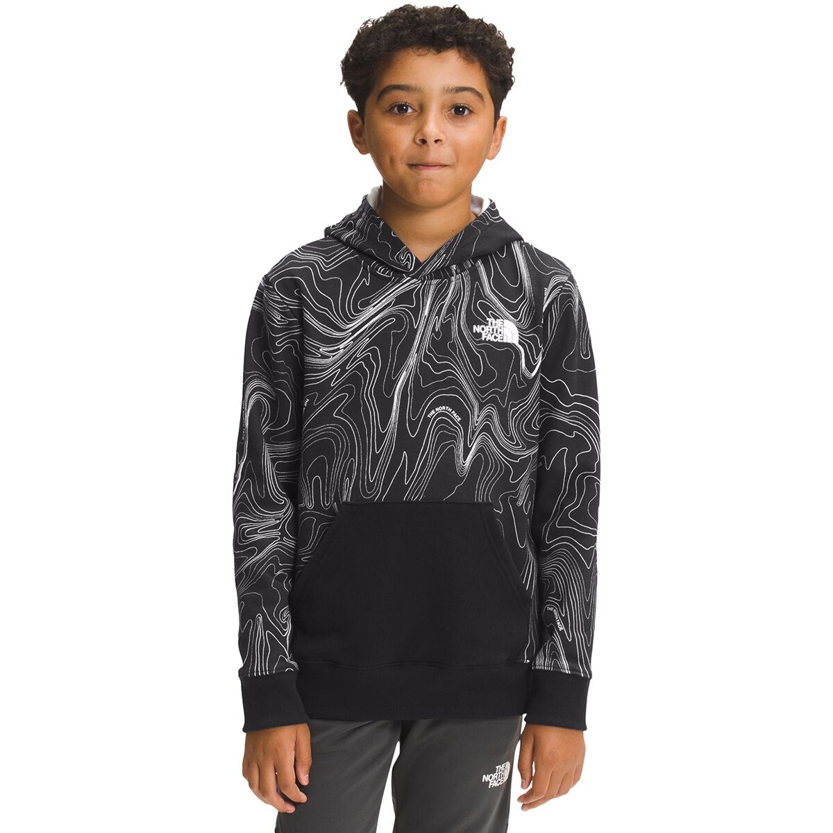 The North Face Printed Camp Fleece Pullover Hoodie - Boys'