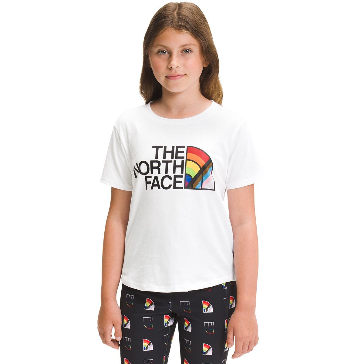 Face Printed Pride Graphic Short-Sleeve 