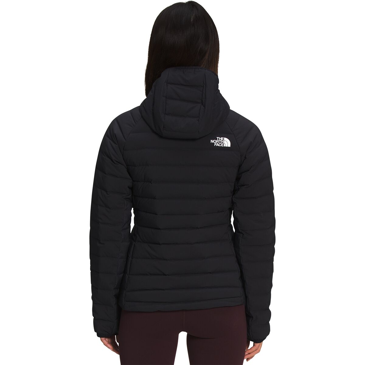 The North Face Belleview Stretch Down Hoodie Women s Clothing