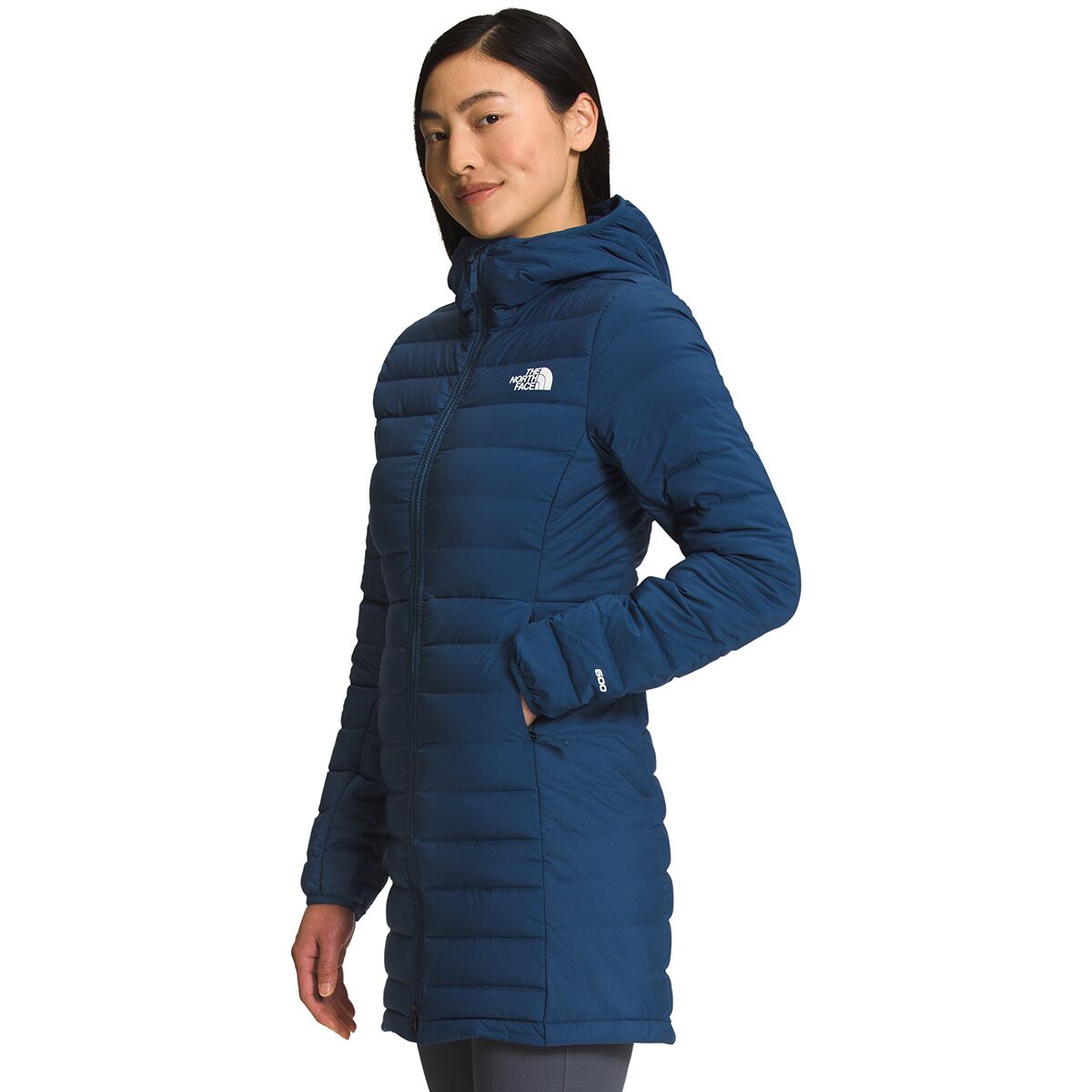 The north face women's stretch best sale down parka new taupe green