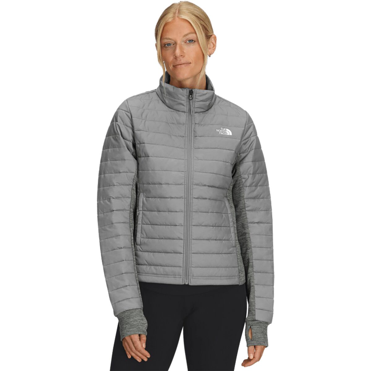 Image of The North Face Canyonlands Hybrid Jacket - Women's TNF Medium Grey Heather, XS