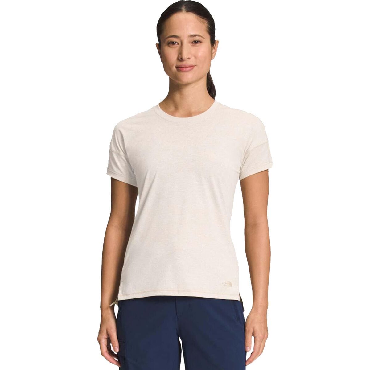 Image of The North Face Dawndream Short-Sleeve Top - Women's Gardenia White Heather, XS