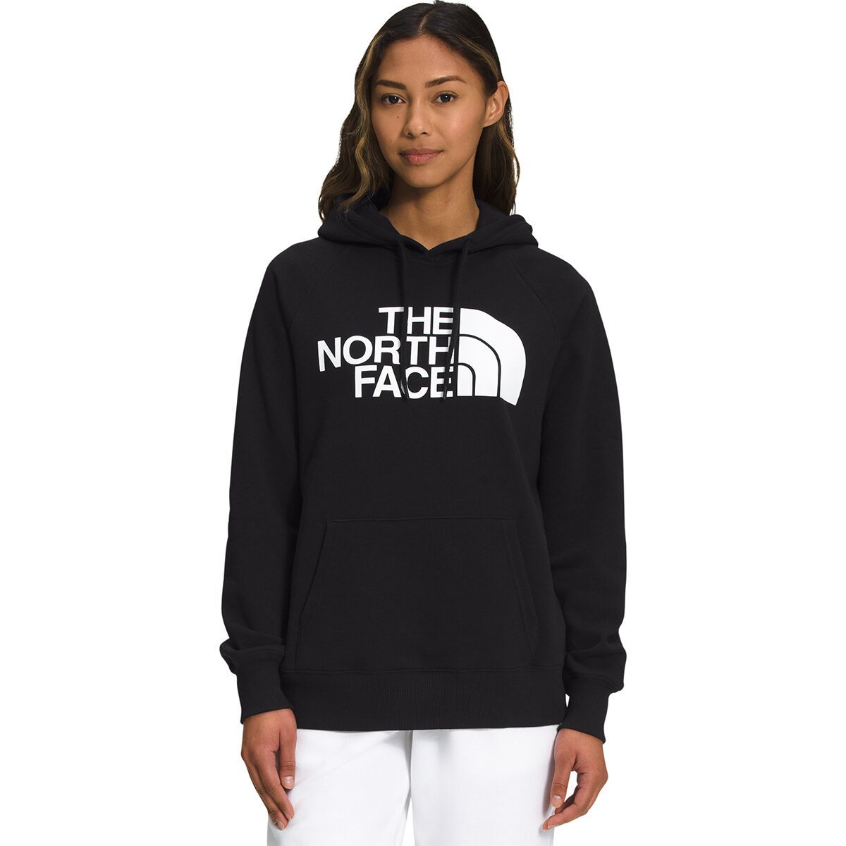 Image of The North Face Half Dome Pullover Hoodie - Women's TNF Black/TNF White, S