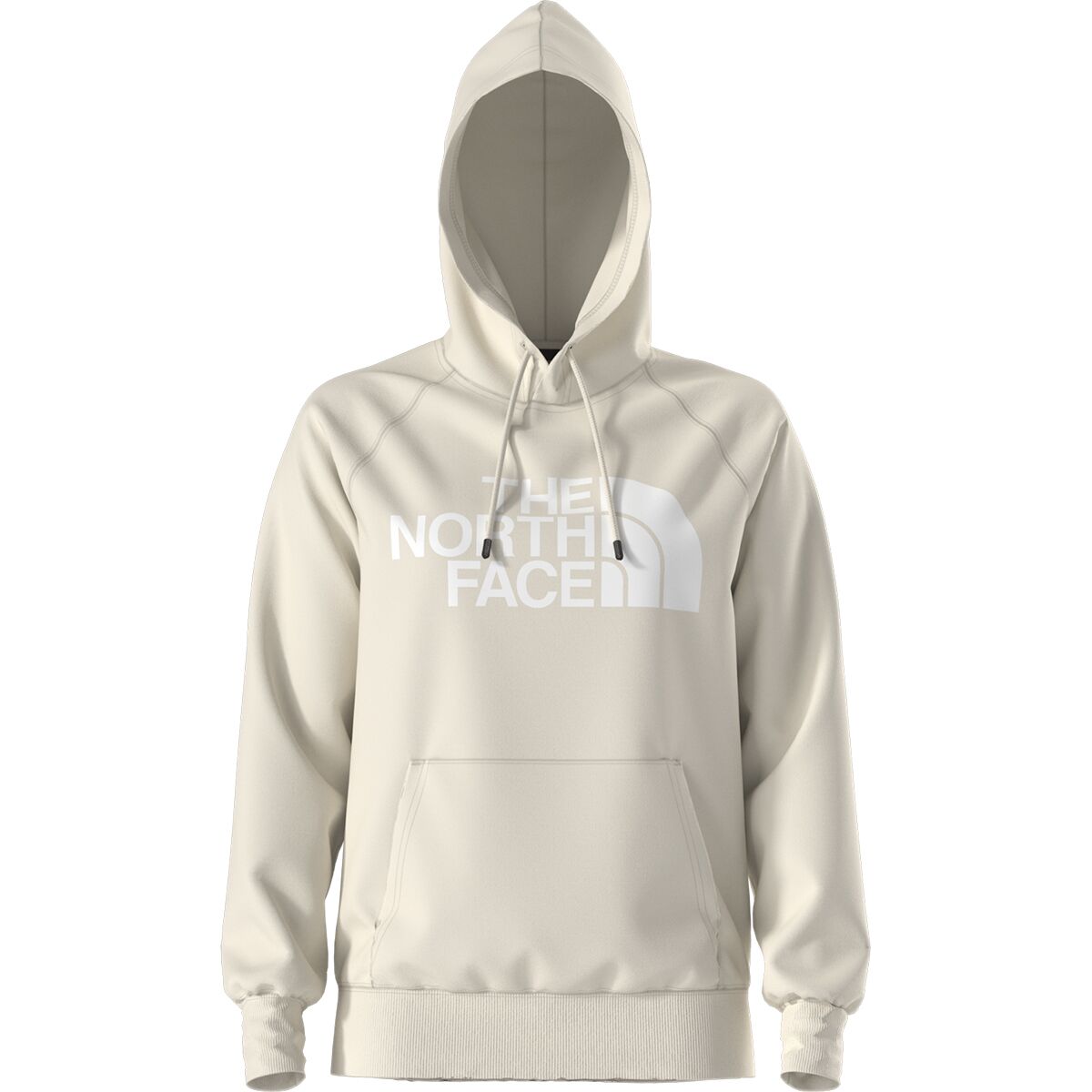 Image of The North Face Half Dome Pullover Hoodie - Women's White Dune/TNF White, XS