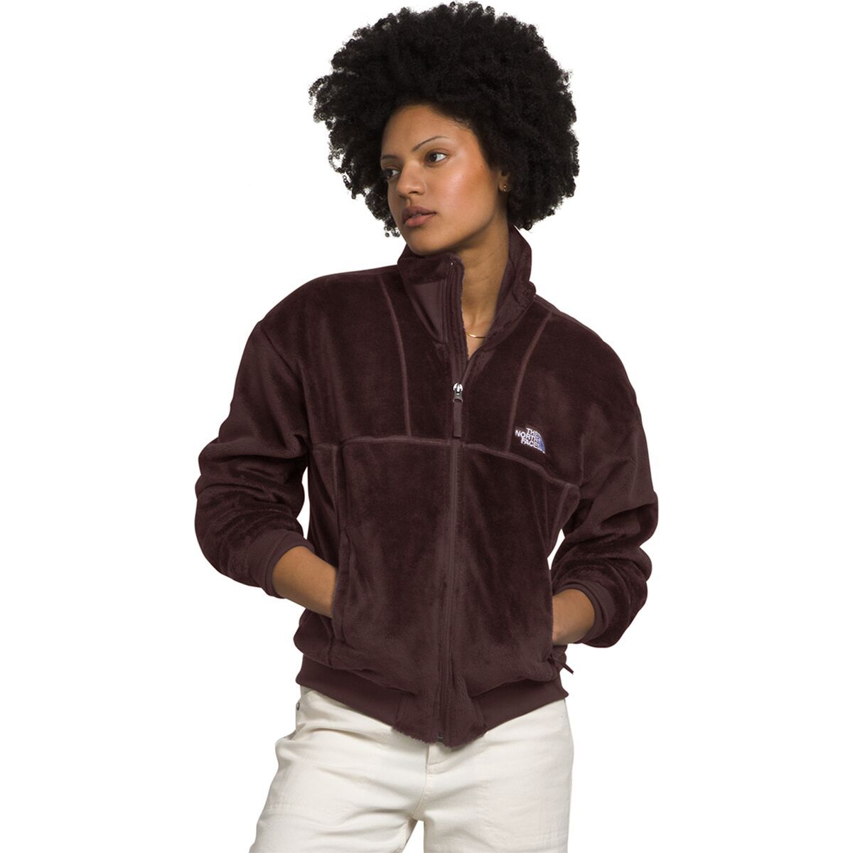 The North Face Luxe Osito Full-Zip Jacket - Women's Coal Brown, 3XL
