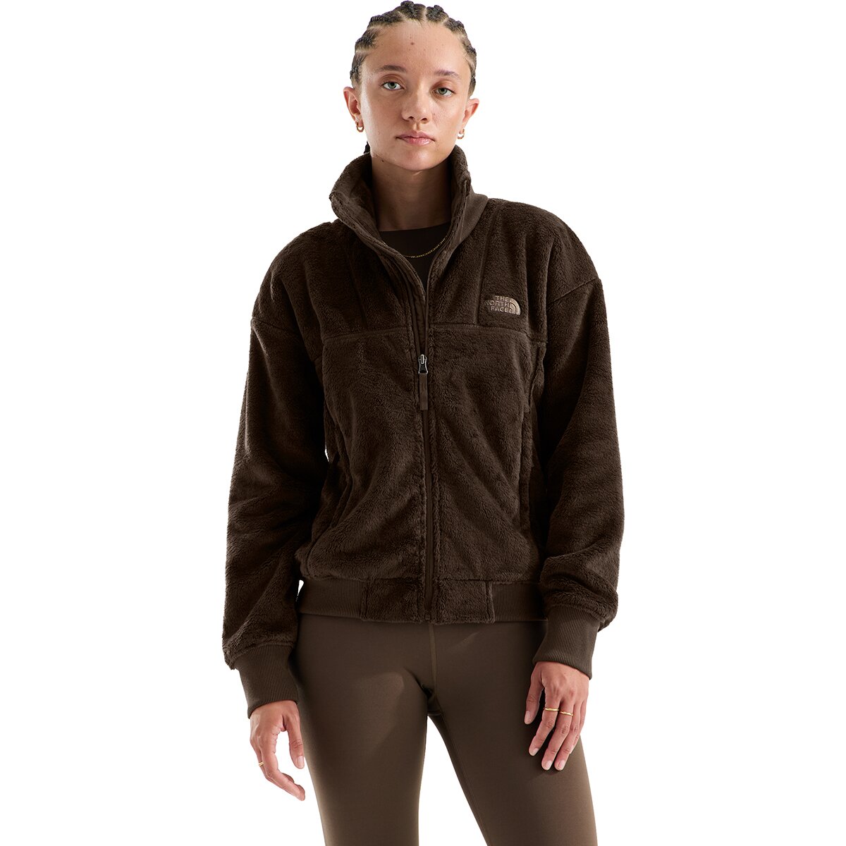Image of The North Face Luxe Osito Full-Zip Jacket - Women's Dark Chestnut, S
