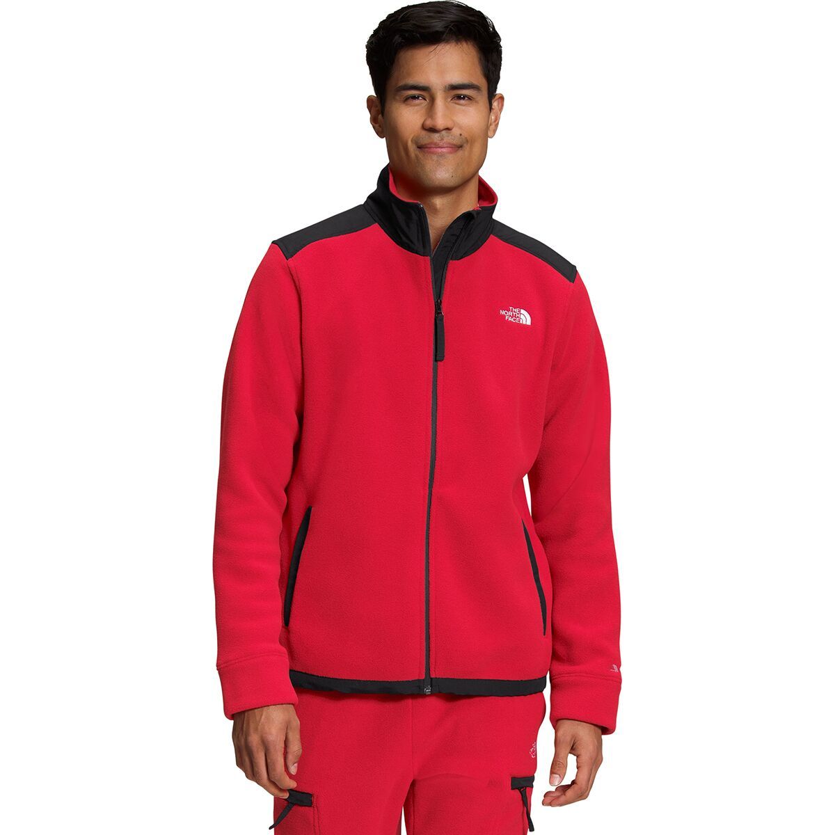 The North Face Alpine Polartec 200 Full-Zip Jacket - Men's TNF Red/TNF Black, M