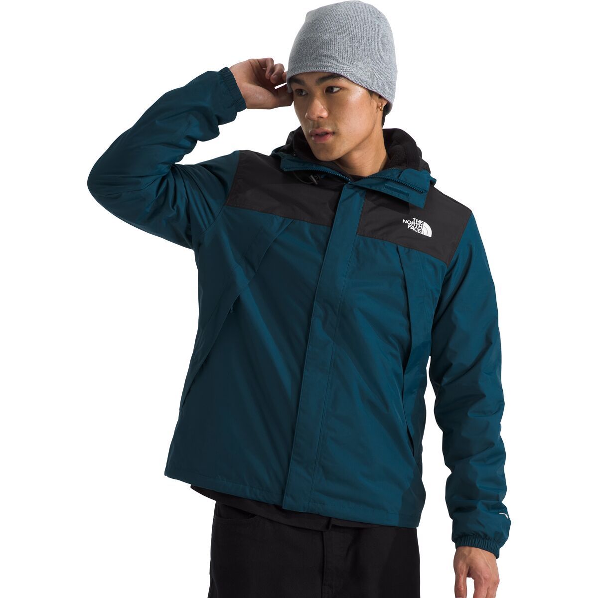 The North Face Antora Triclimate Jacket - Men's Midnight Petrol/TNF Black, XL