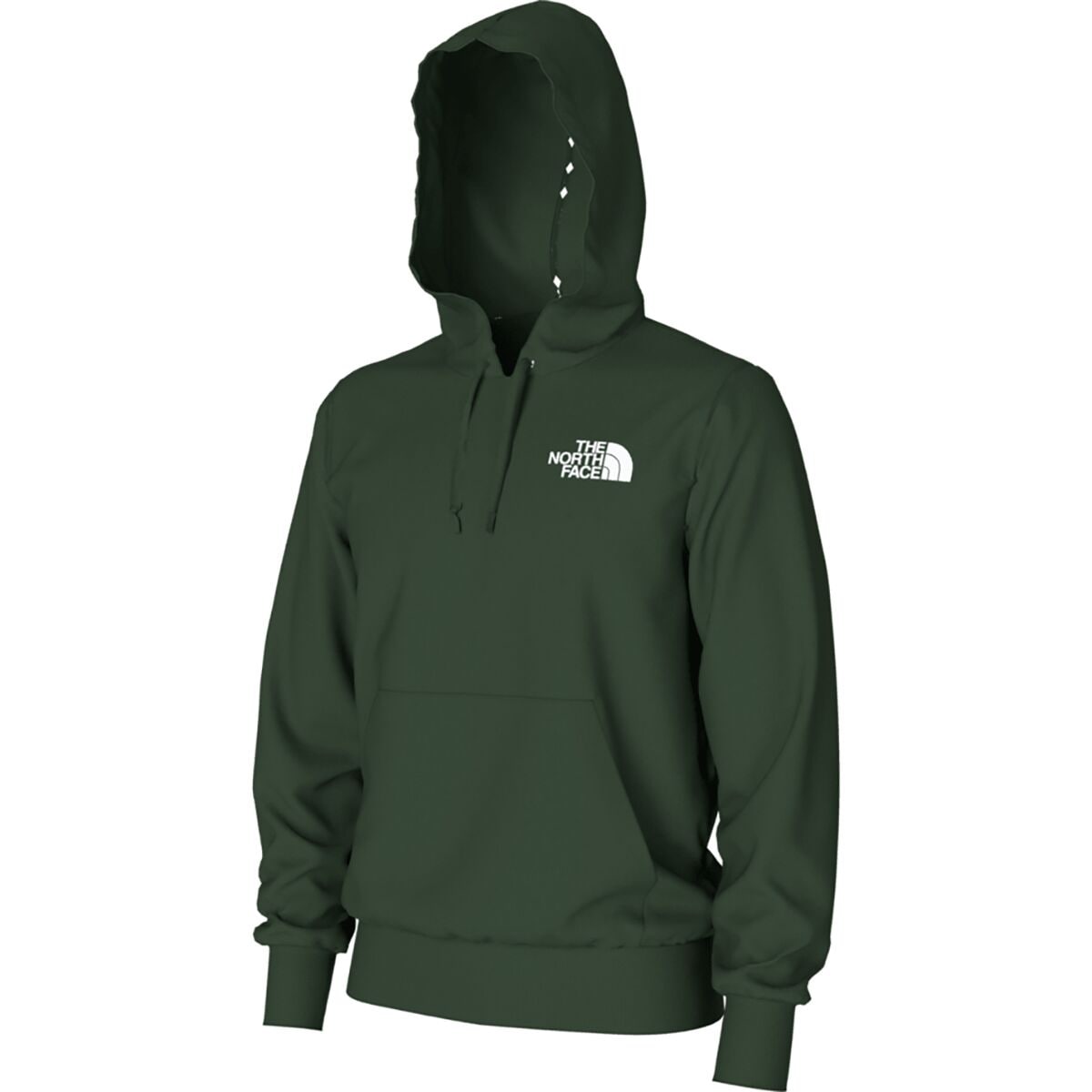 Dark green north face hoodie top