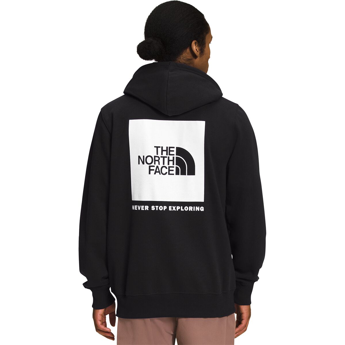Image of The North Face Box NSE Pullover Hoodie - Men's TNF Black/TNF White, M