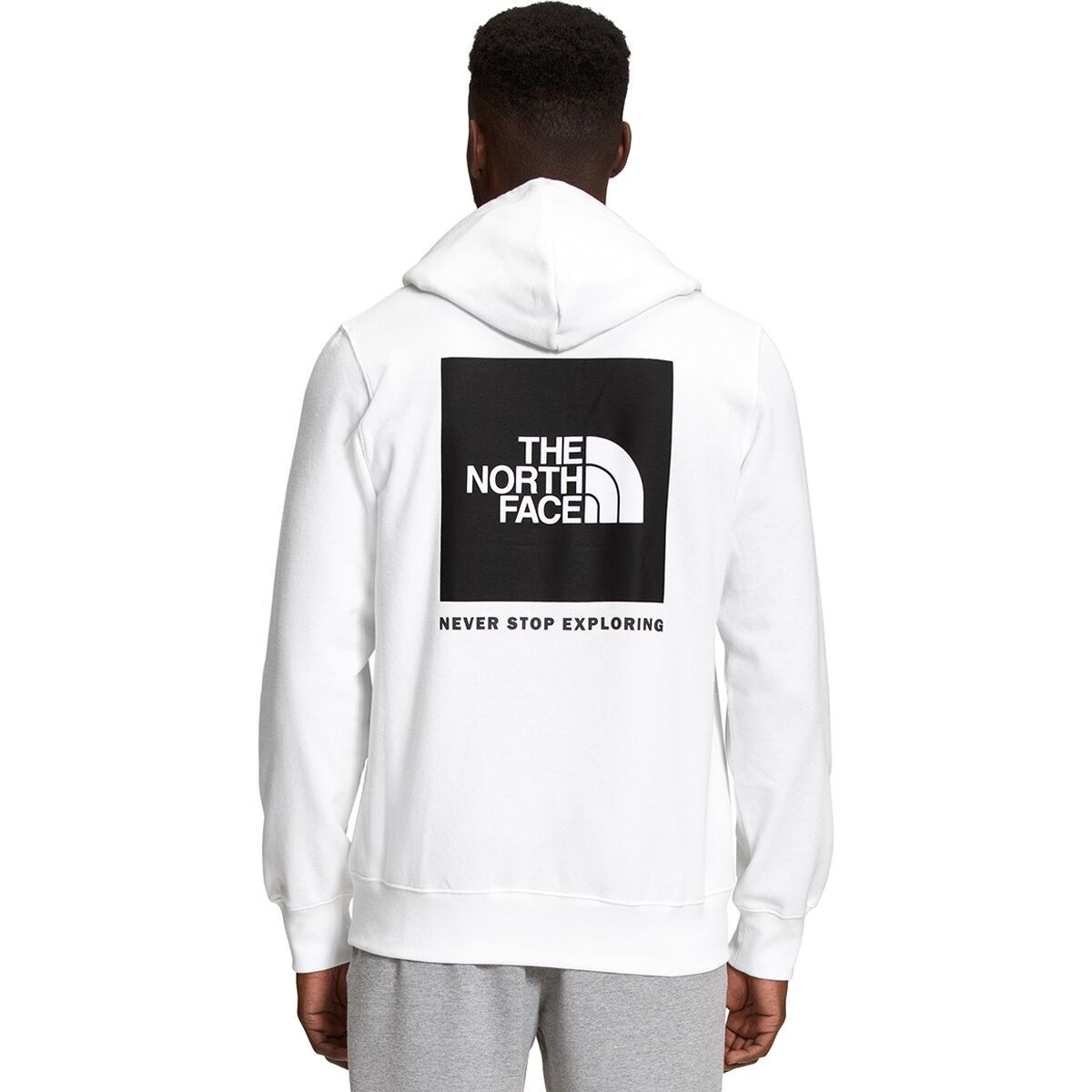Image of The North Face Box NSE Pullover Hoodie - Men's TNF White/TNF Black, XXL