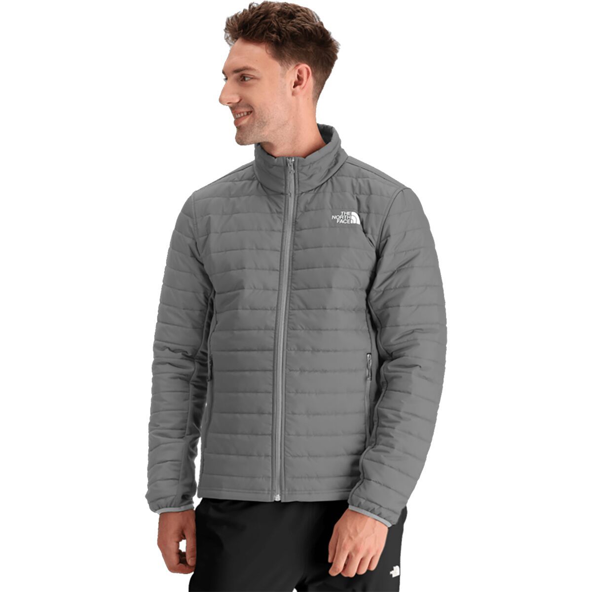 Image of The North Face Canyonlands Hybrid Jacket - Men's TNF Medium Grey Heather/NPF, L