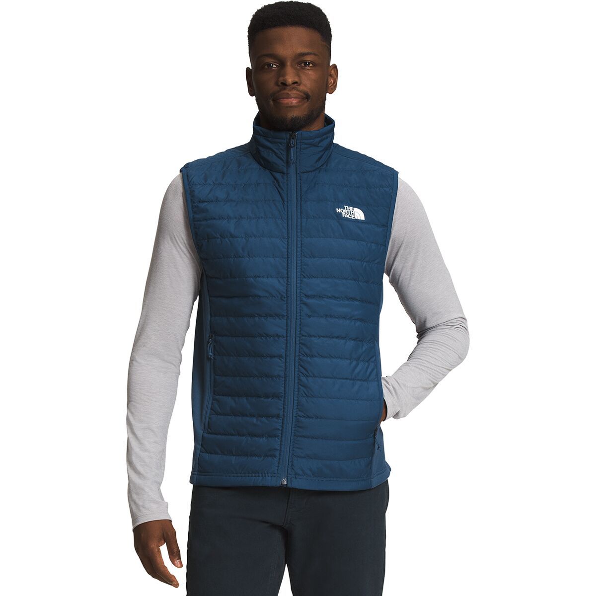 The North Face Canyonlands Hybrid Vest - Men's Shady Blue, M