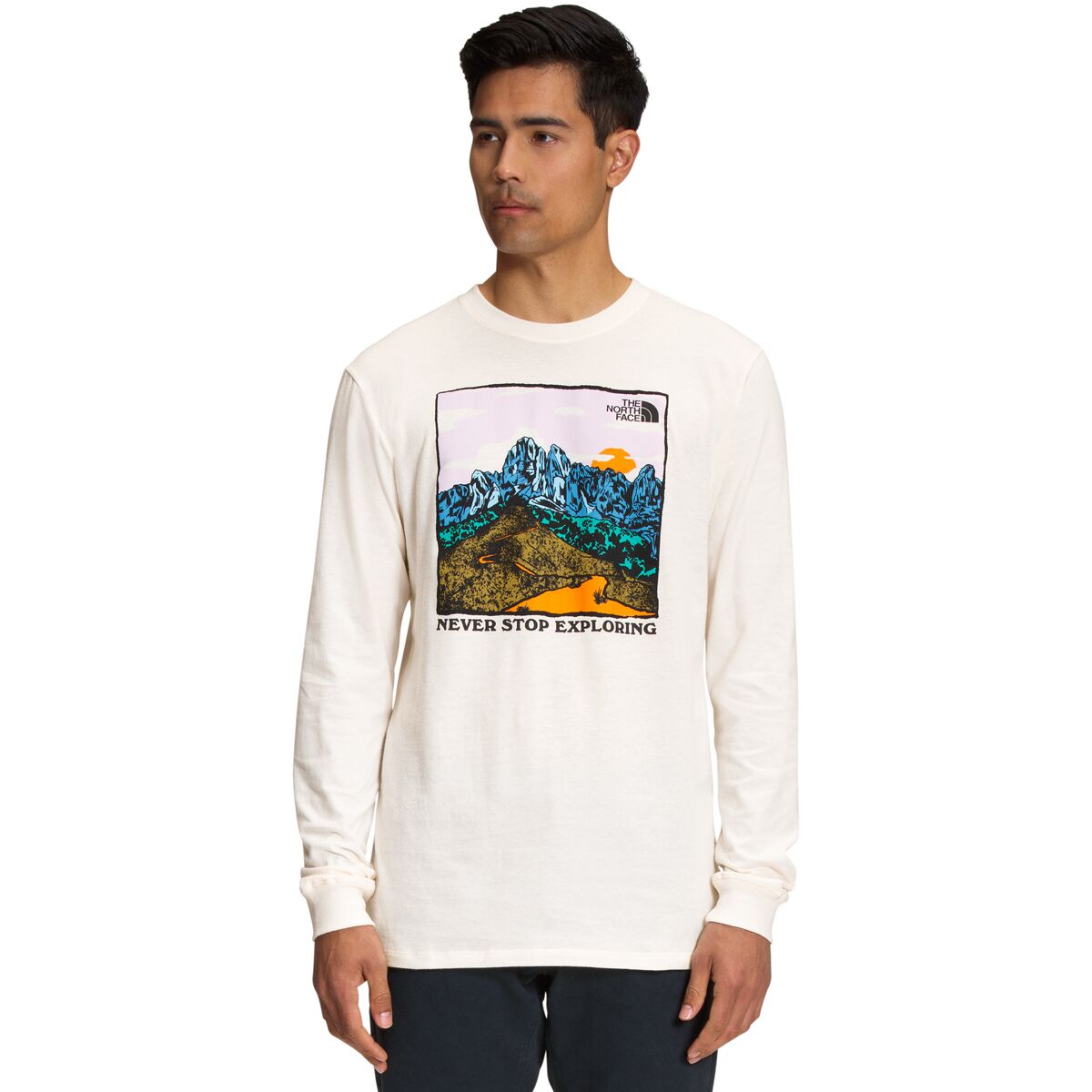 Graphic Injection Long-Sleeve T-Shirt - Men