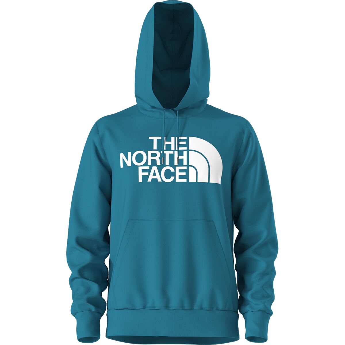 Image of The North Face Half Dome Pullover Hoodie - Men's Digital Steel/TNF White, XXL