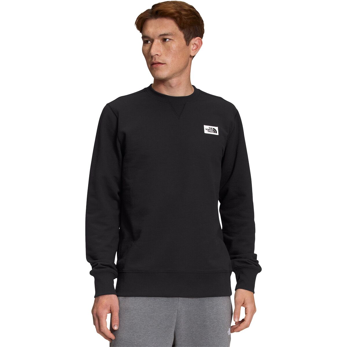 The North Face Men's Heritage Patch Crew Sweatshirt Brown XXL