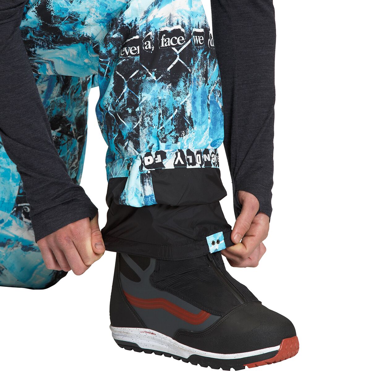 ノースフェイス L/R PRINTED DRAGLINE BIBS ビブ パンツ ノースフェイス L/R PRINTED DRAGLINE BIBS ビブ パンツ Men's