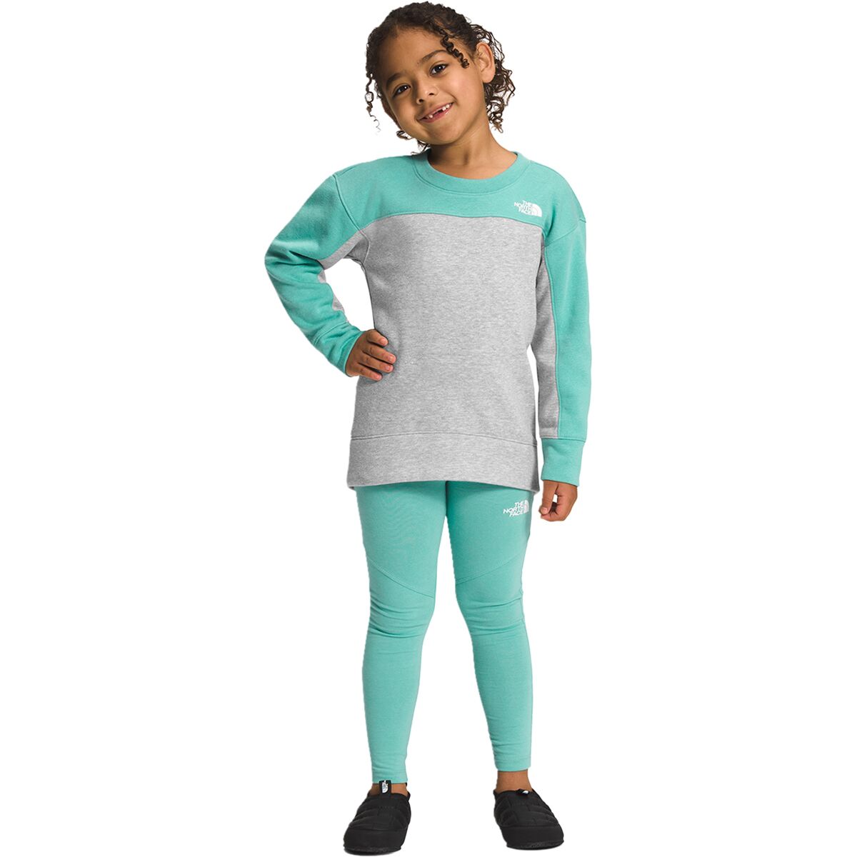 The North Face Crew And Legging Baselayer Set - Toddler Girls'