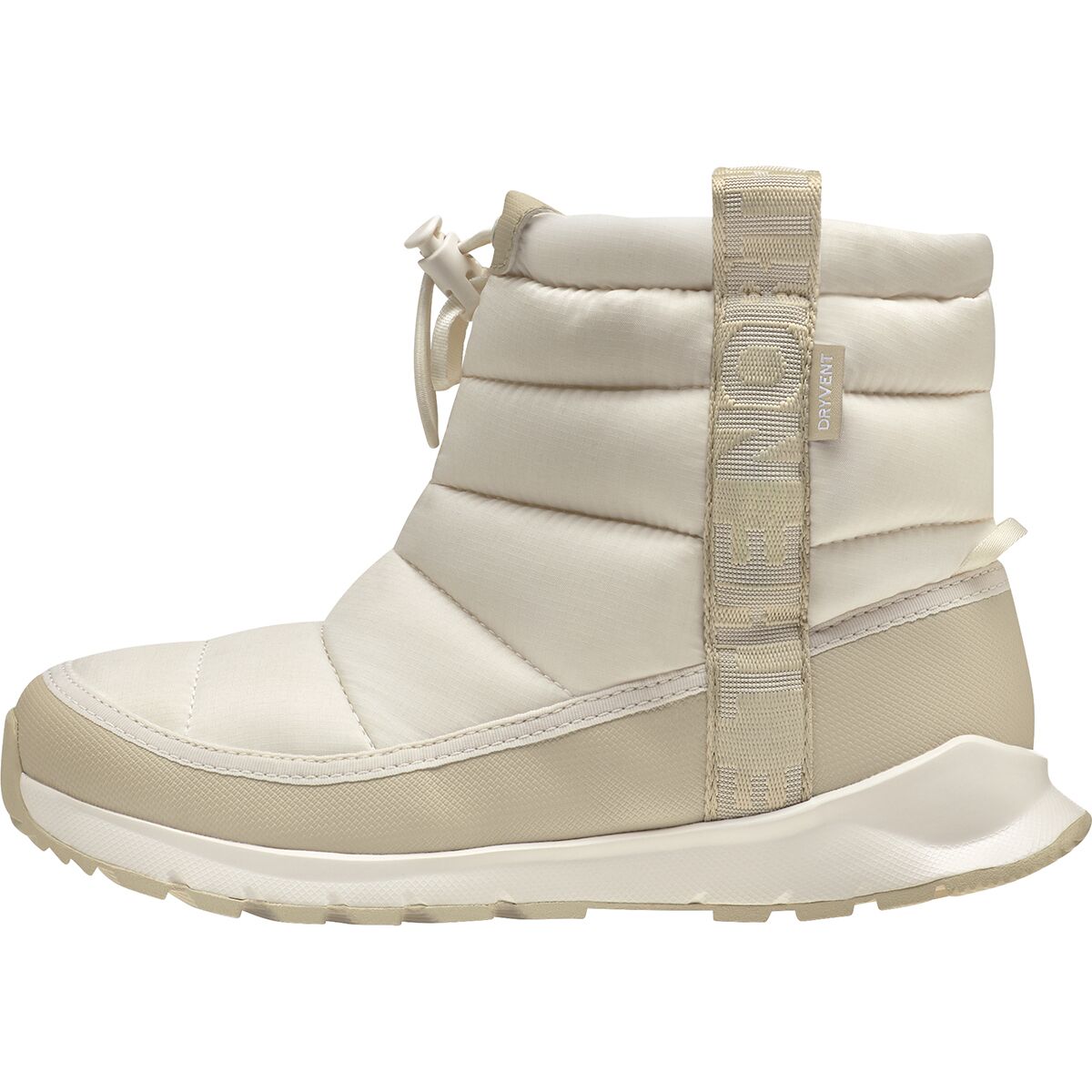 Image of The North Face ThermoBall Waterproof Pull-On Boot - Kids' White Dune/Gravel, 5.0