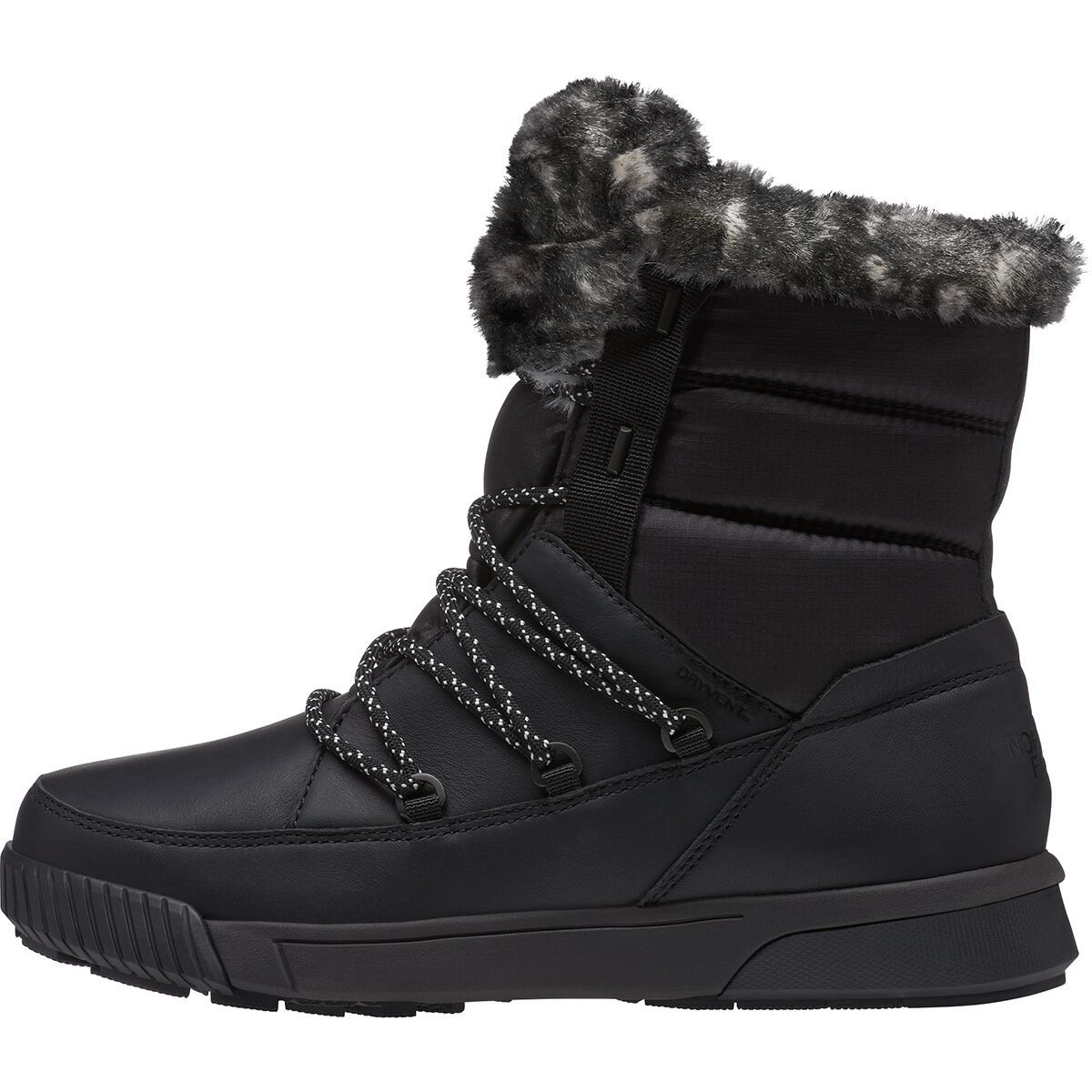 The North Face Sierra Luxe WP Boot - Women's TNF Black/Gardenia White, 8.5