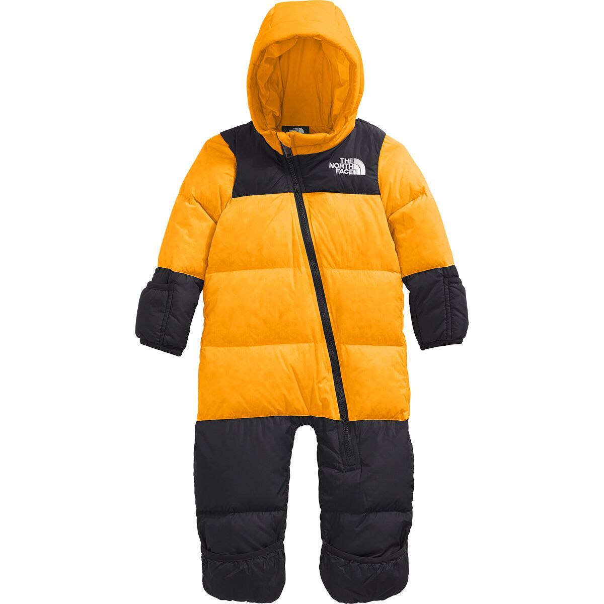 Image of The North Face 1996 Retro Nuptse One-Piece - Infants' Summit Gold/Recycled Down, 6M