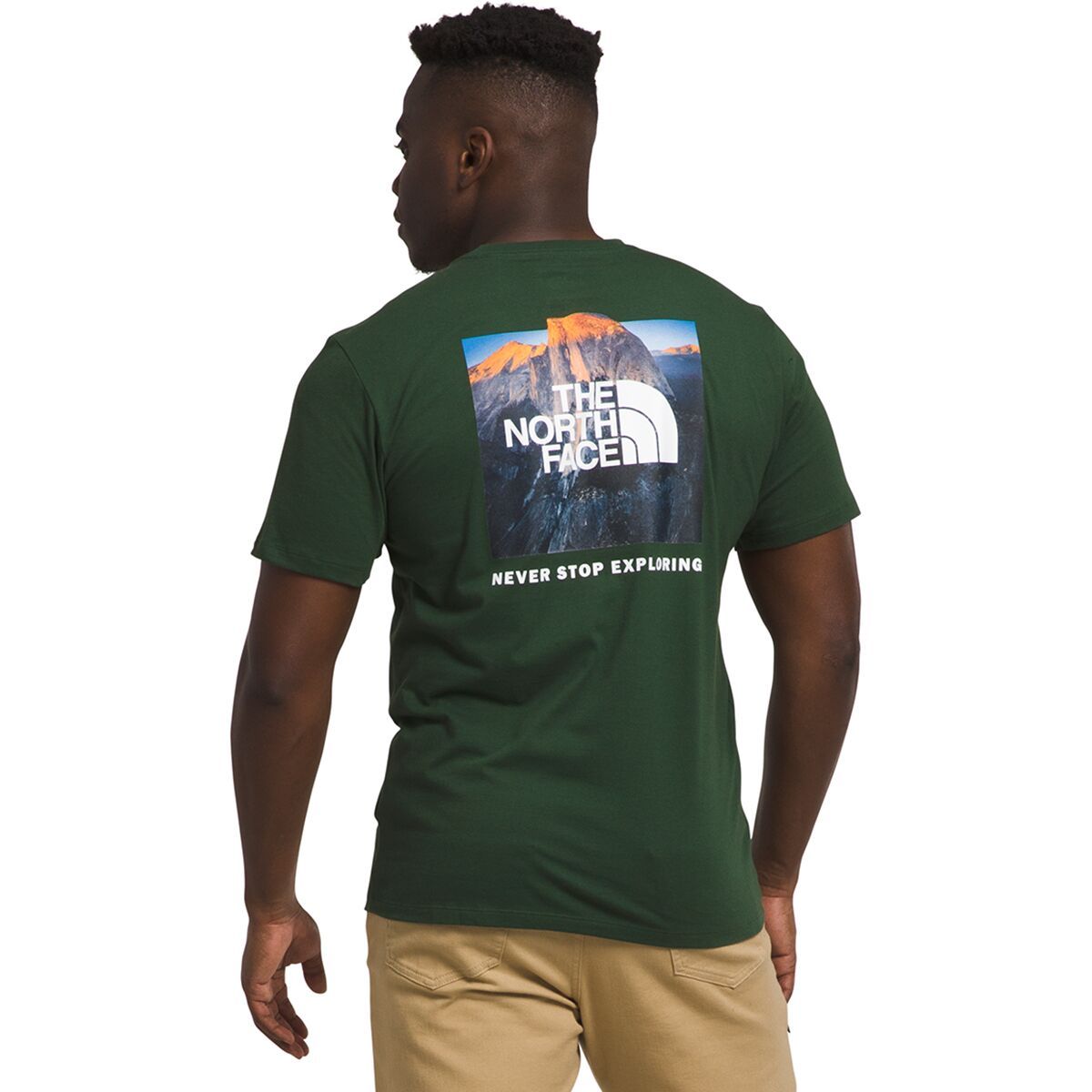 The North Face Box NSE Short-Sleeve T-Shirt - Men's Pine Needle/Photo Real/Graphics, XS