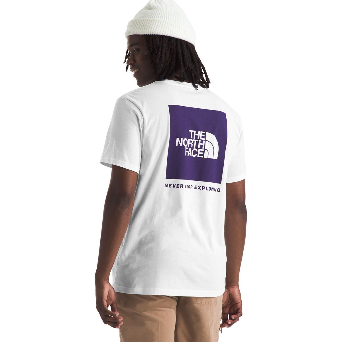 The North Face Box NSE Short-Sleeve T-Shirt - Men's TNF White/Multi/color, XL