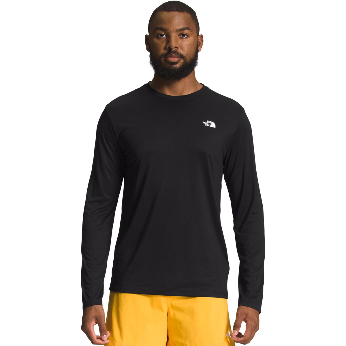 Image of The North Face Elevation Long-Sleeve Shirt - Men's TNF Black, XL