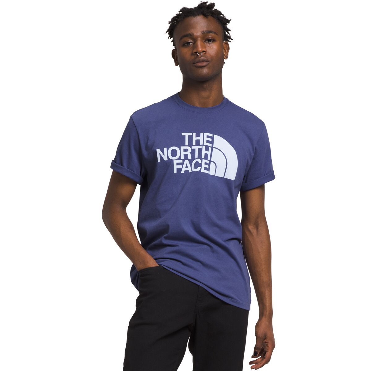 The North Face Half Dome Short-Sleeve T-Shirt - Men's Cave Blue/Cave Blue, XS