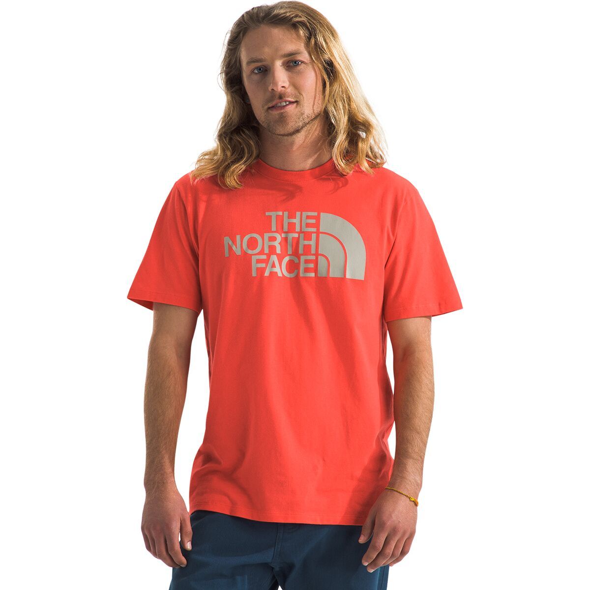 The North Face Half Dome Short-Sleeve T-Shirt - Men's Crimson Orange, XL