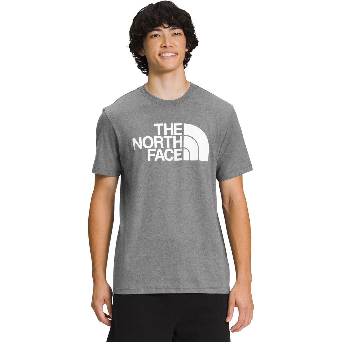 Image of The North Face Half Dome Short-Sleeve T-Shirt - Men's TNF Medium Grey Heather/TNF White, L