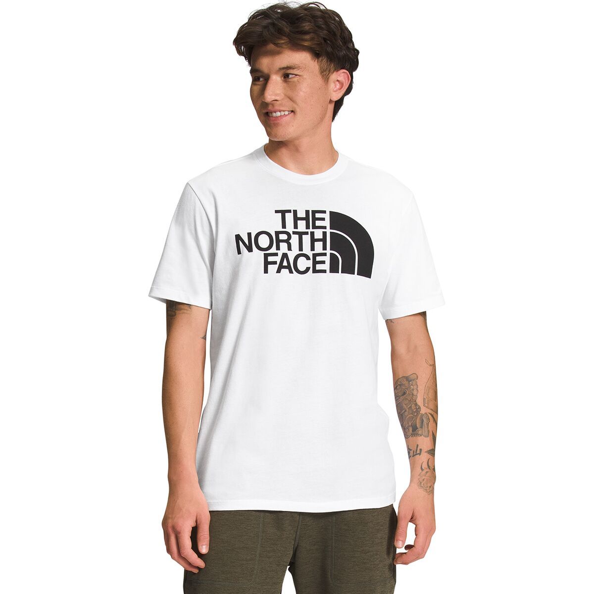 The North Face Half Dome Short-Sleeve T-Shirt - Men's TNF White/TNF Black, XS