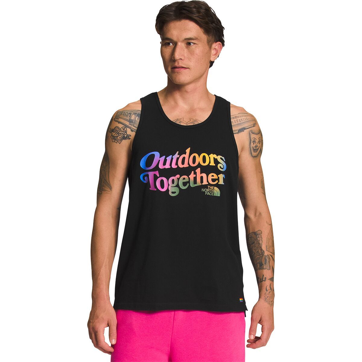 The North Face Pride Tank Top - Men's TNF Black/Ombre Graphic, XS
